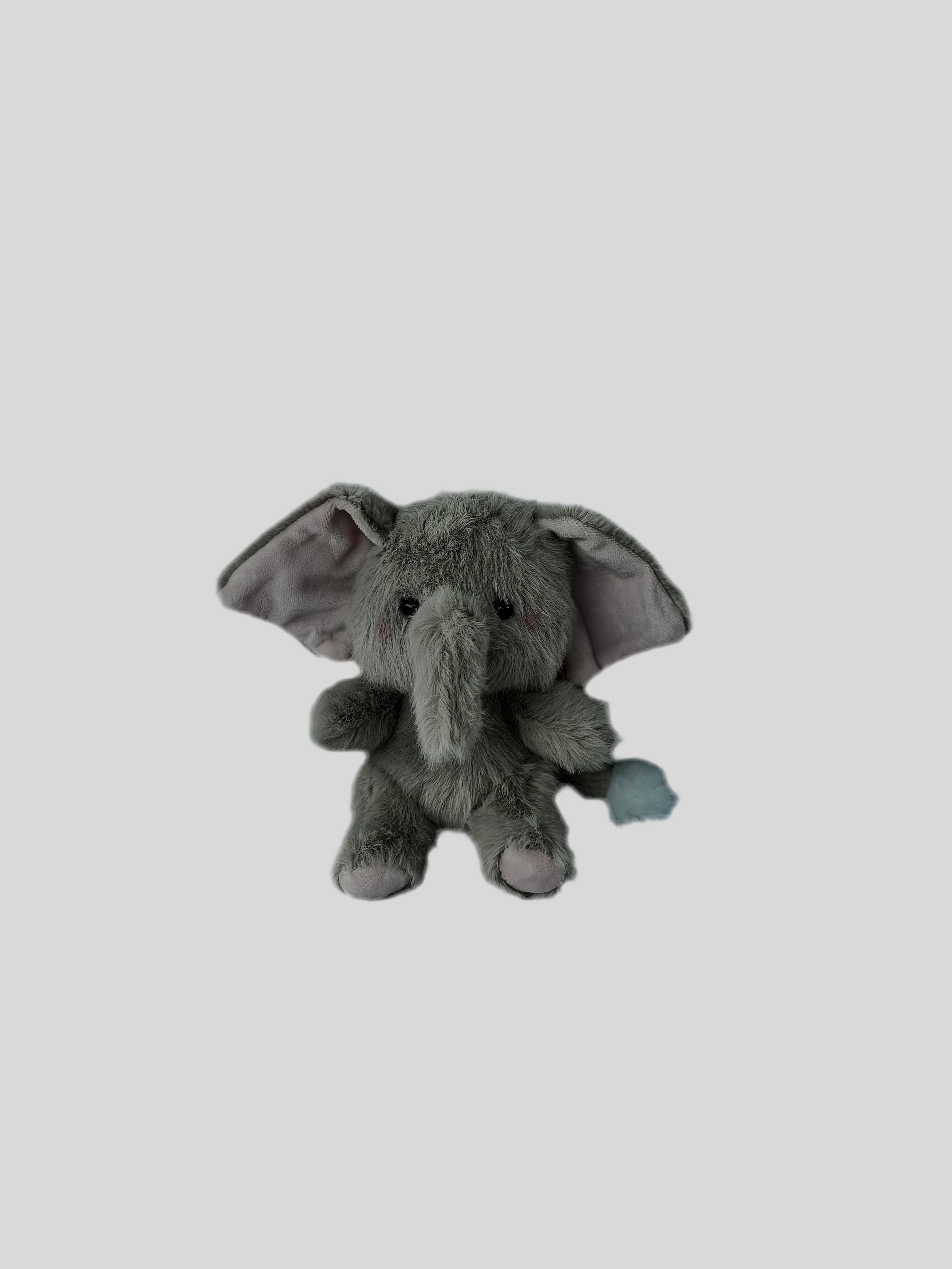 Baby Elephant Plush Keyring