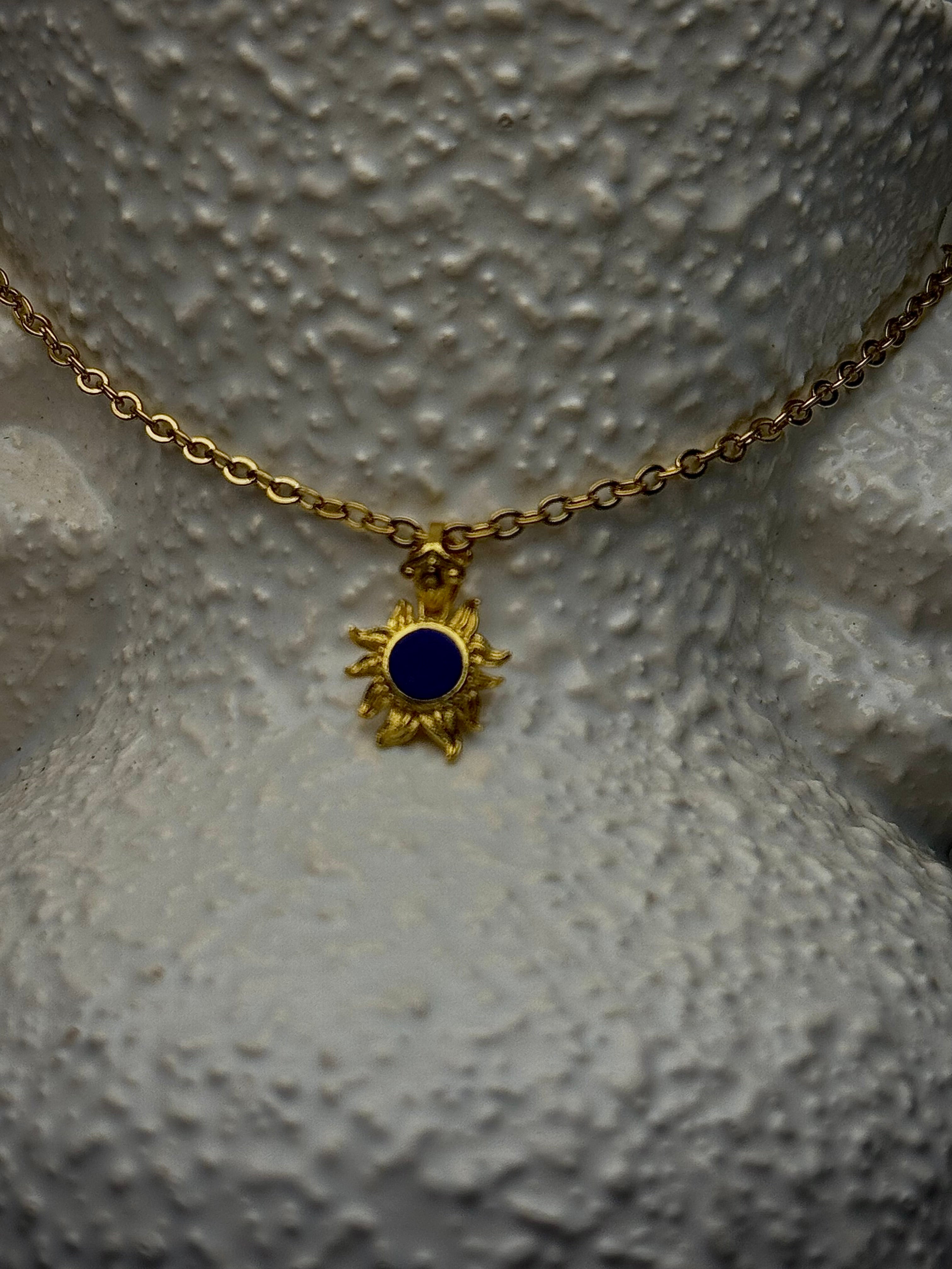 Lapis Sun pendant MINI