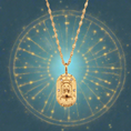 Load image into Gallery viewer, Gold Zodiac Virgo
