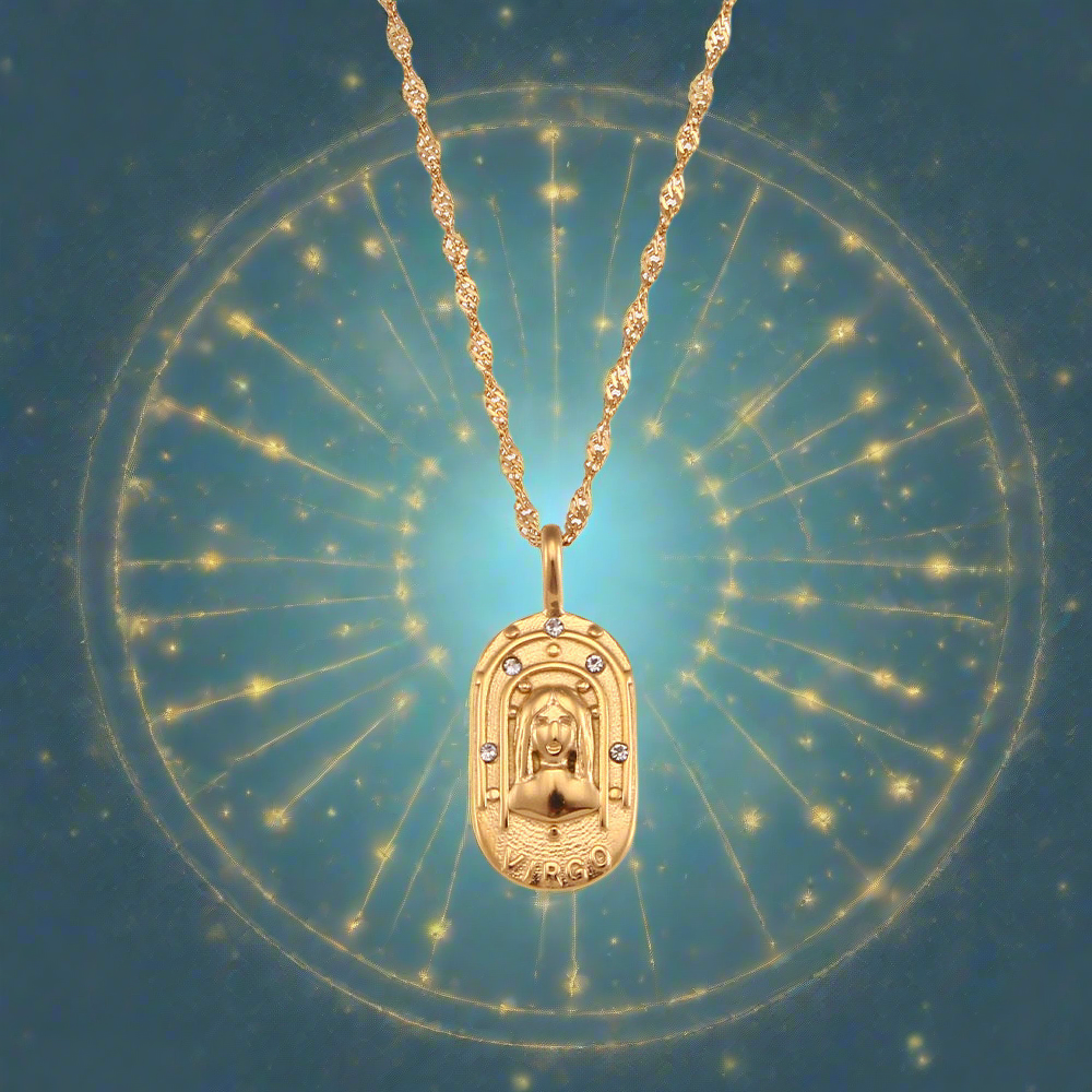 Gold Zodiac Virgo