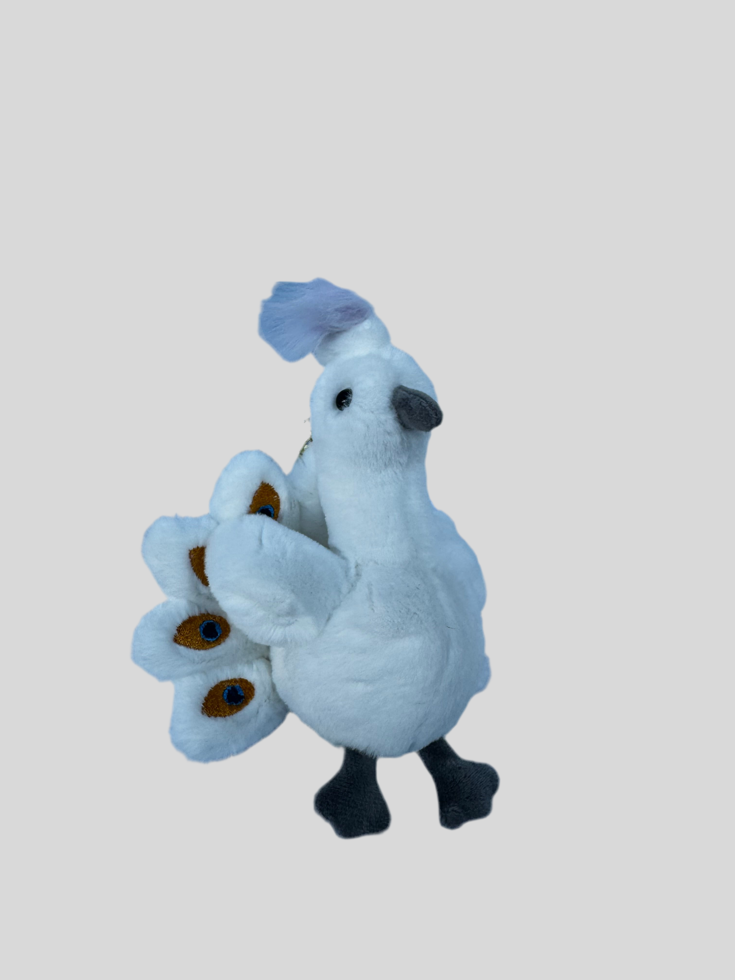 Peacock 14cm Plush Keyring
