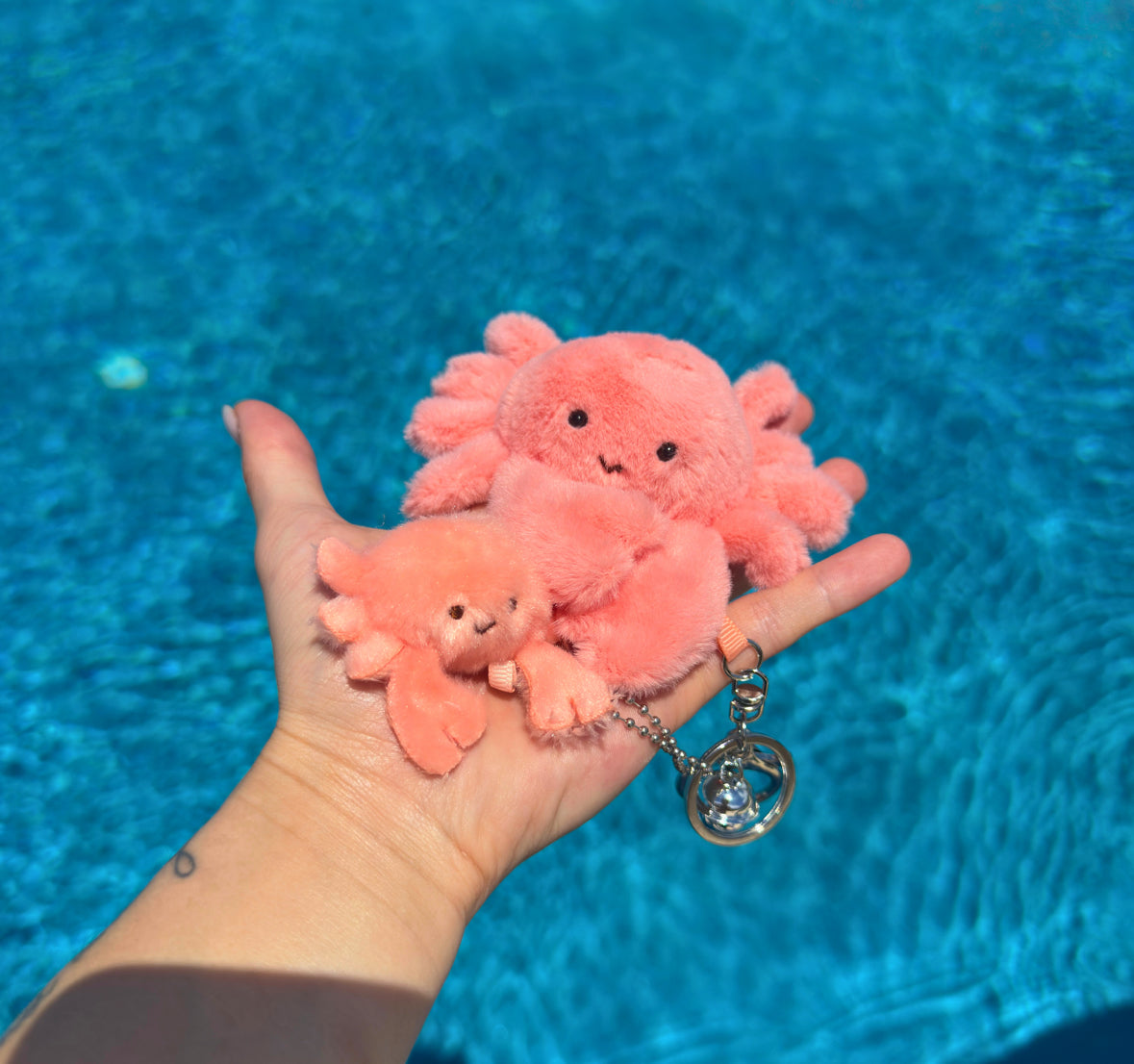 Crab & Baby Keychain