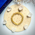 Load image into Gallery viewer, Golden Rutilated Quartz Gemstone bracelet
