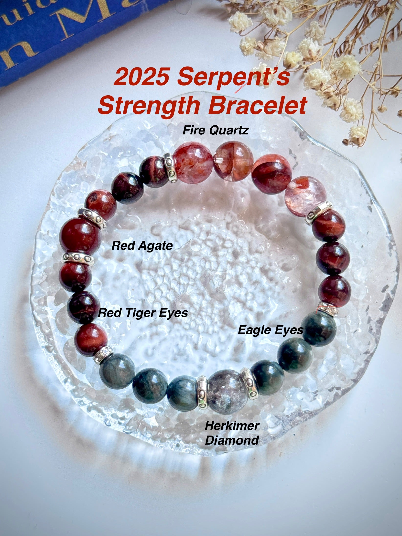 2025 Serpent’s Strength Gemstone bracelet