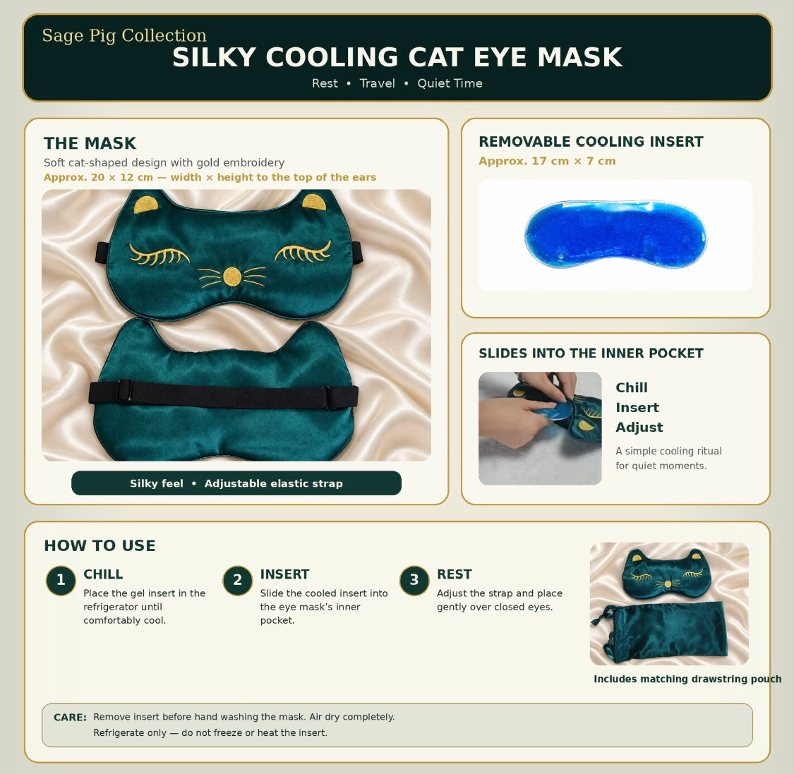 PRE-ORDER 08 Oct 2026: Weighted Black Cat Comfort Gift Set – Nyx & Morpheus-  Cat, Mouse, Stress Ball & Cooling Eye Mask
