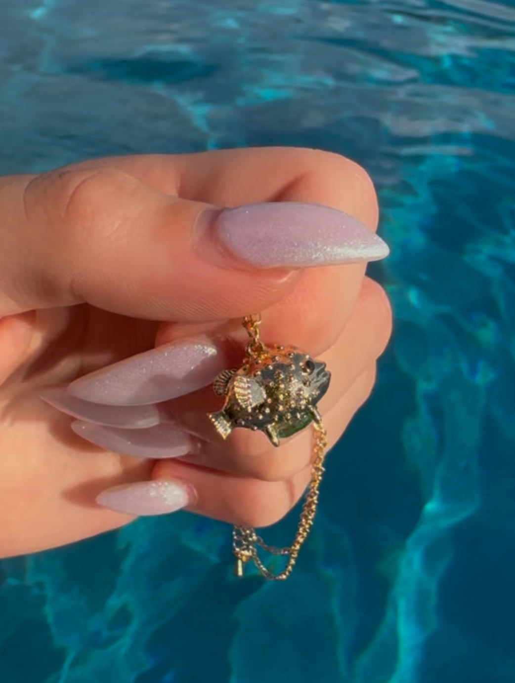 Ocean world Gold Necklace