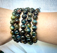 Load image into Gallery viewer, Blue Tiger Eyes Gemstone bracelet
