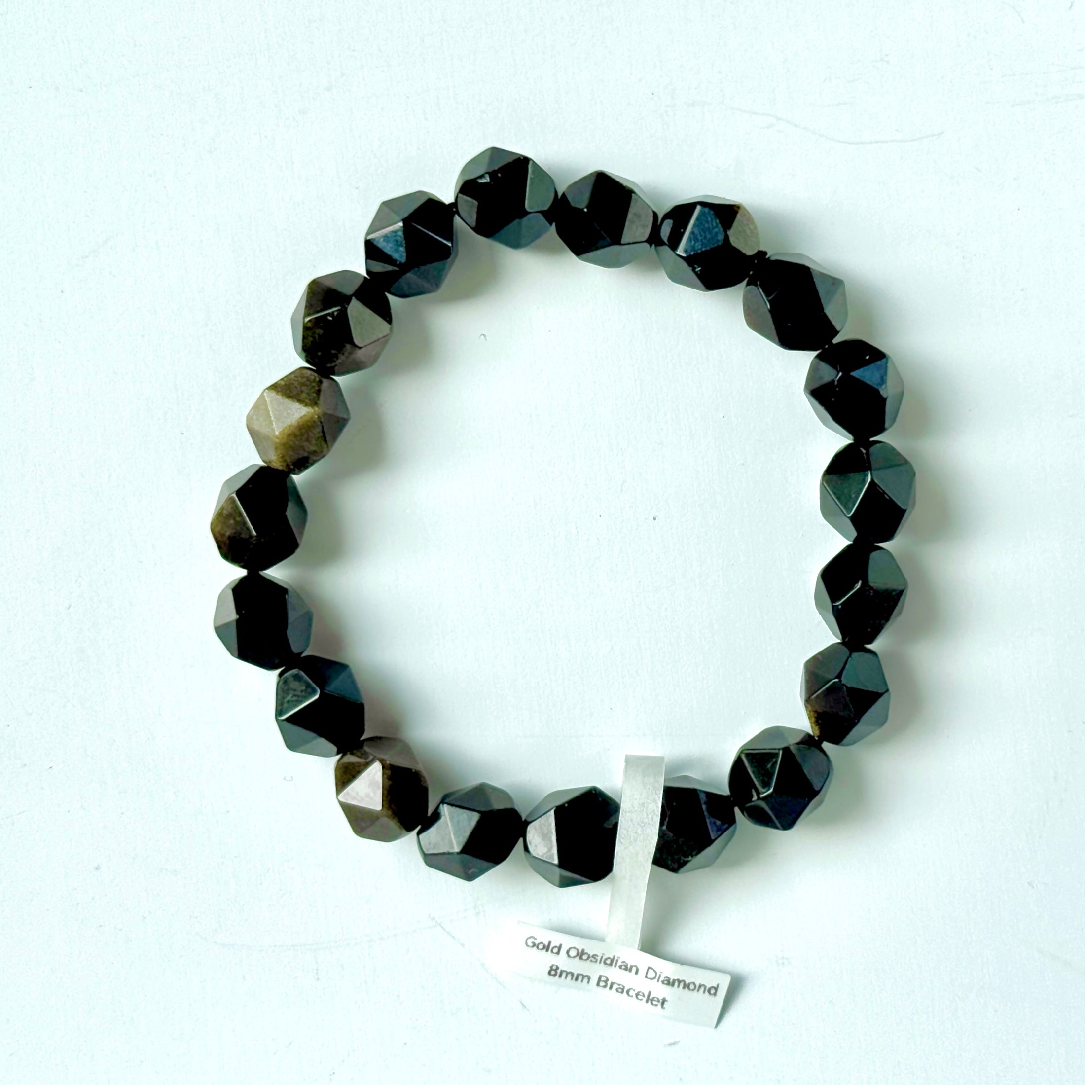 Gold Sheen Obsidian Gemstone bracelet