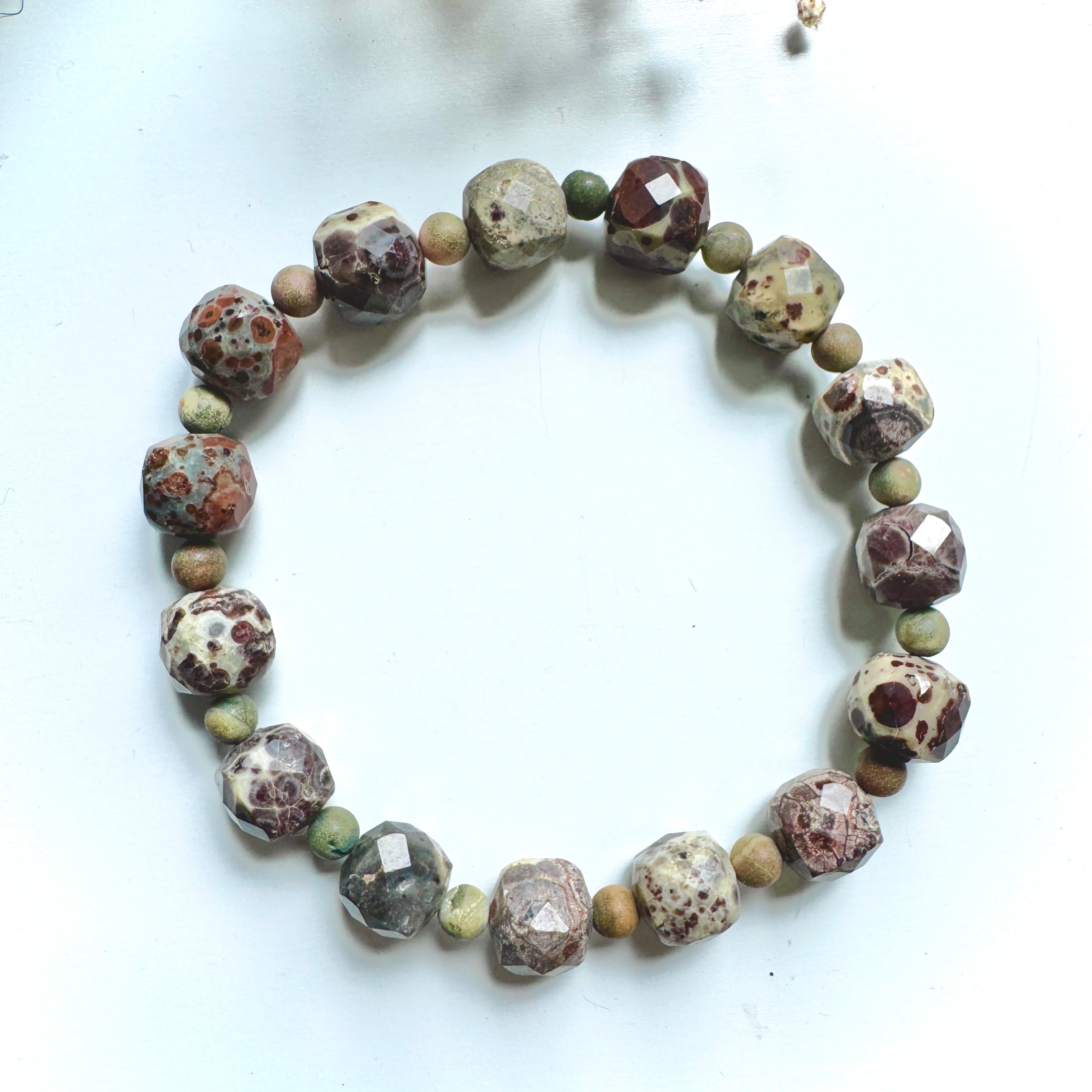 Ocean Orbicular Jasper Gemstone bracelet