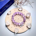 Load image into Gallery viewer, Magic Amethyst Azeztulite Gemstone bracelet
