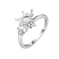 Load image into Gallery viewer, Silver Sun Fidget Ring
