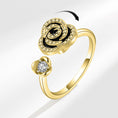 Load image into Gallery viewer, Golden Daisy Bee Fidget Ring
