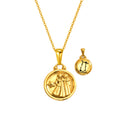 Load image into Gallery viewer, 12 Gold Zodiac and Constellation Star sign Coin Necklace
