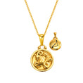 Load image into Gallery viewer, 12 Gold Zodiac and Constellation Star sign Coin Necklace
