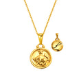 Load image into Gallery viewer, 12 Gold Zodiac and Constellation Star sign Coin Necklace
