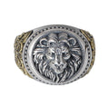 Load image into Gallery viewer, Rattan Domineering Lion Gold silver Ring
