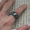 Load image into Gallery viewer, Vintag YingYang Taichi S925 silver Ring
