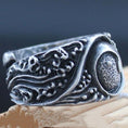 Load image into Gallery viewer, Vintag YingYang Taichi S925 silver Ring
