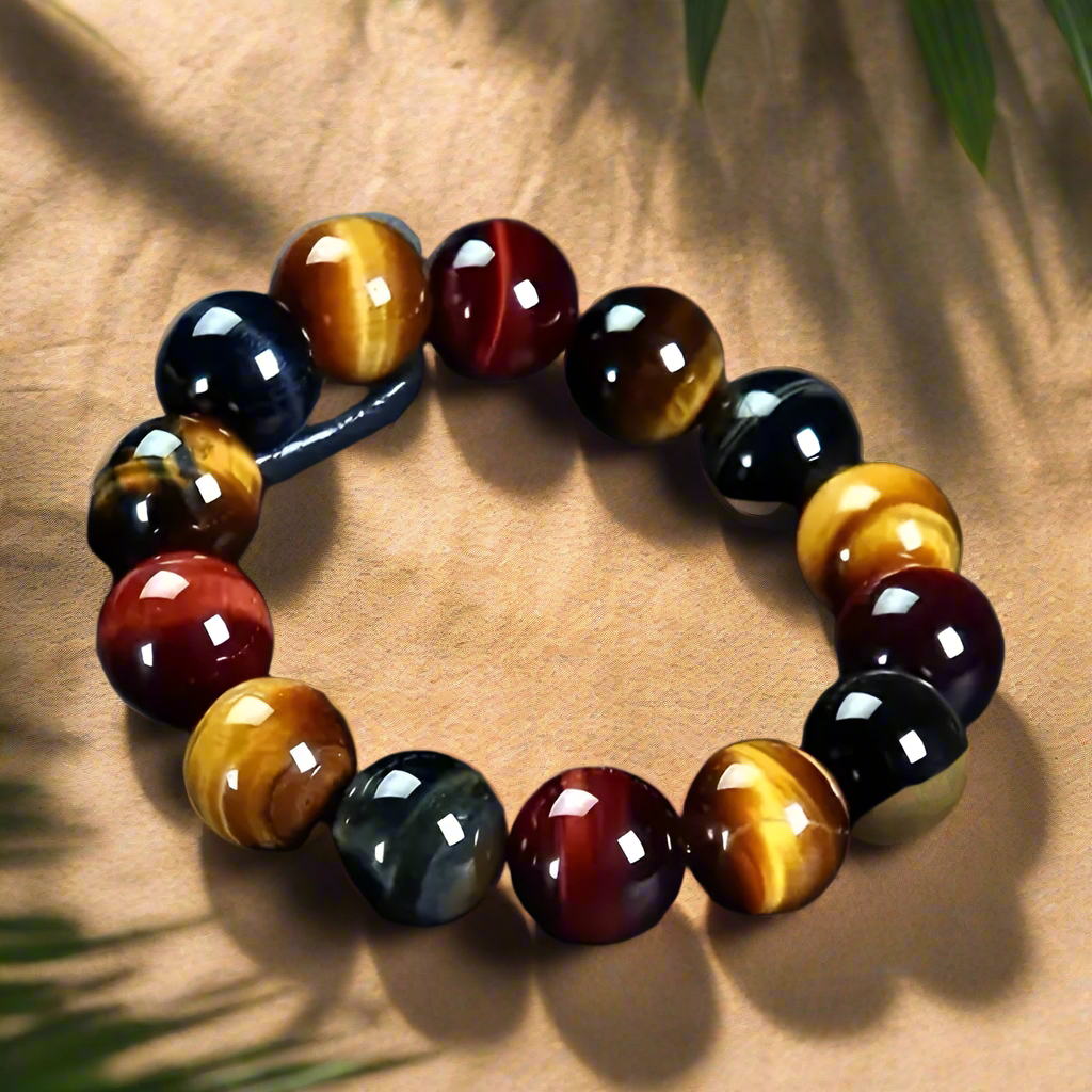 Multi Color Tiger Eyes Gemstone bracelet