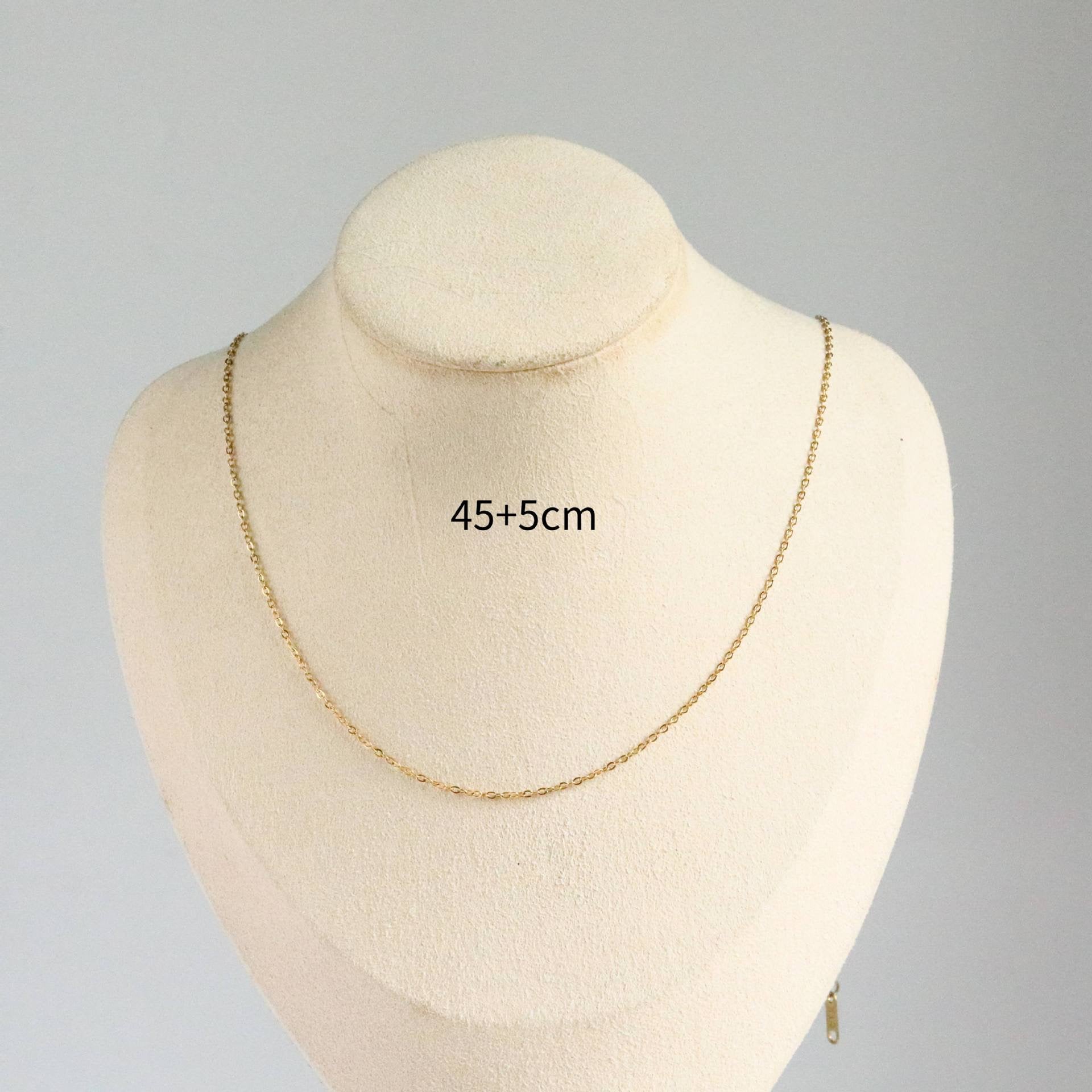 Pearl Seashell Gemstone Gold Necklace