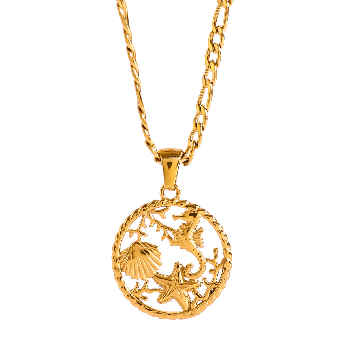 Ocean world Gold Necklace