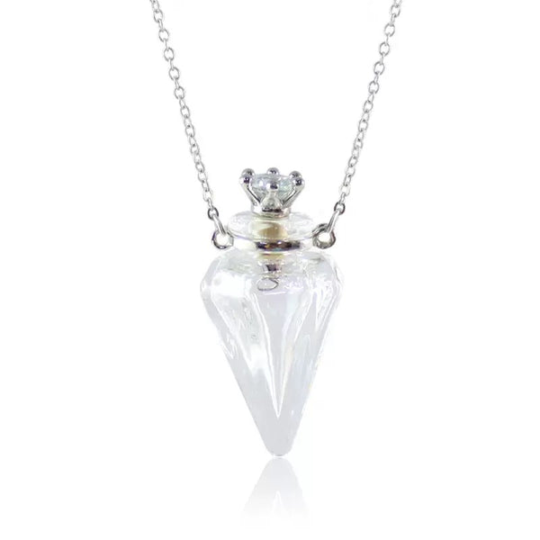 Moonwater Collect / Essential Oil Glass Bottle Necklace