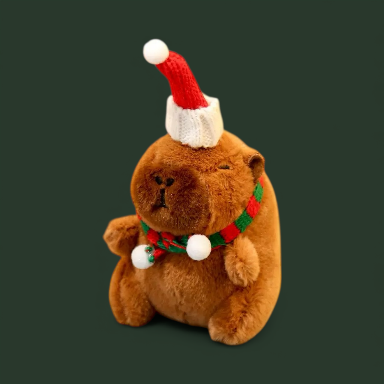 Merry Christmas Capybaras keychain plushies