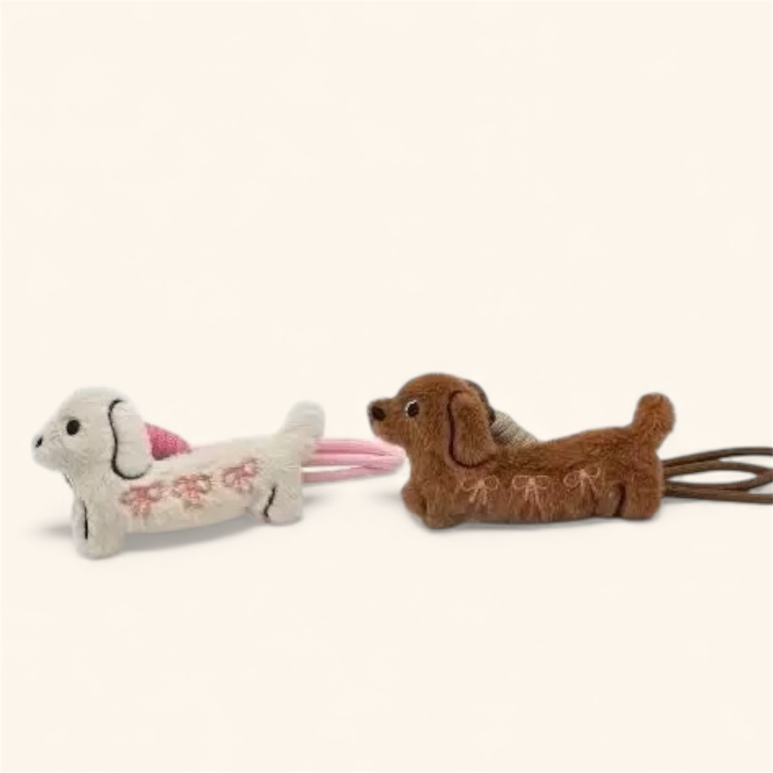 Sausage dog plushy Keyring