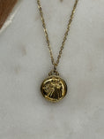 Load image into Gallery viewer, gold plated titanium steel with gemini pendant
