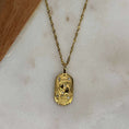 Load image into Gallery viewer, gold plated titanium steel pisces necklace
