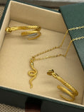 Load image into Gallery viewer, Gold Snake Necklace
