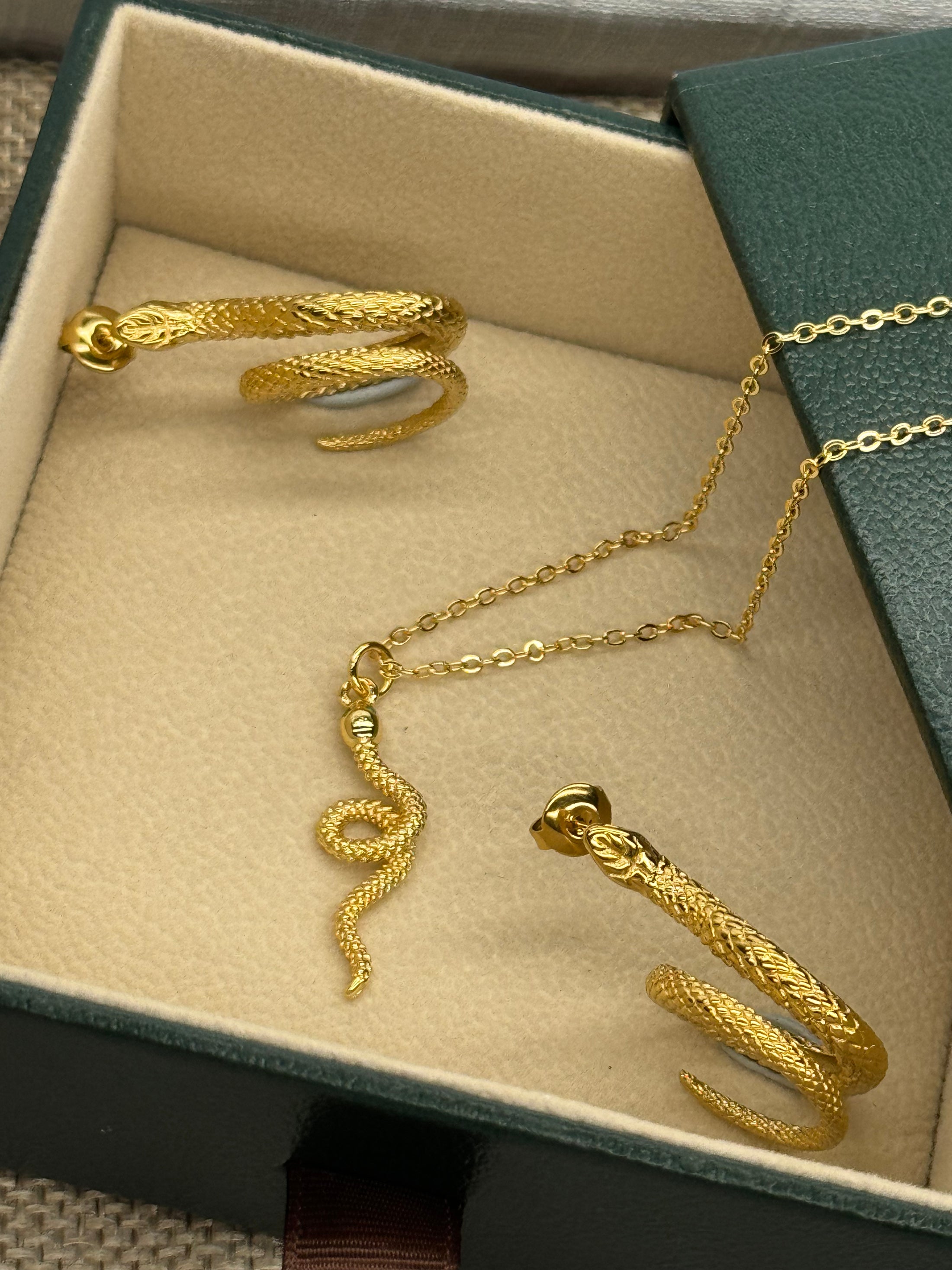 Gold Snake Necklace