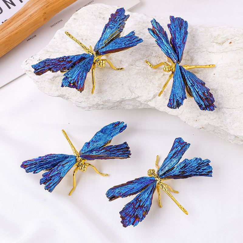 Symphony Blue Dragonfly Gemstone