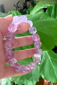 Load and play video in Gallery viewer, Magic Amethyst Azeztulite Gemstone bracelet
